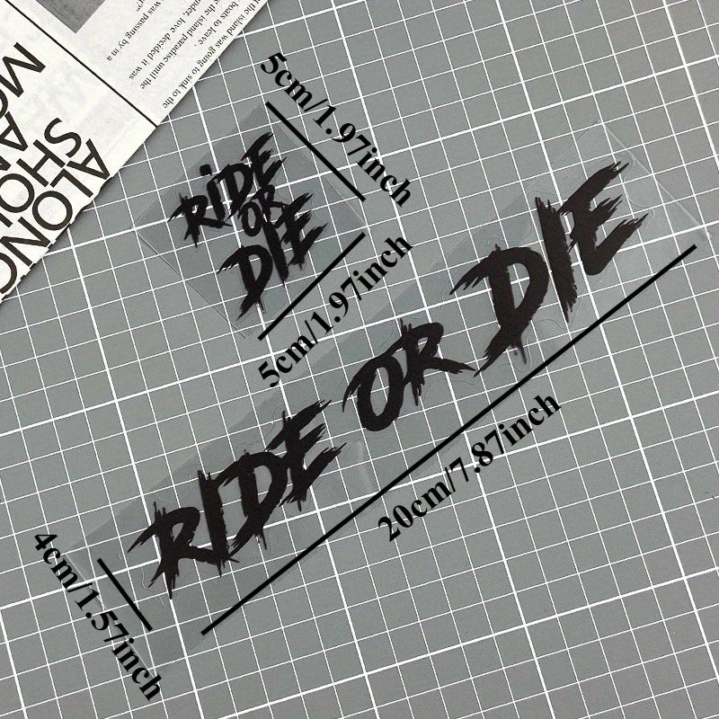 RIDE OR DIE